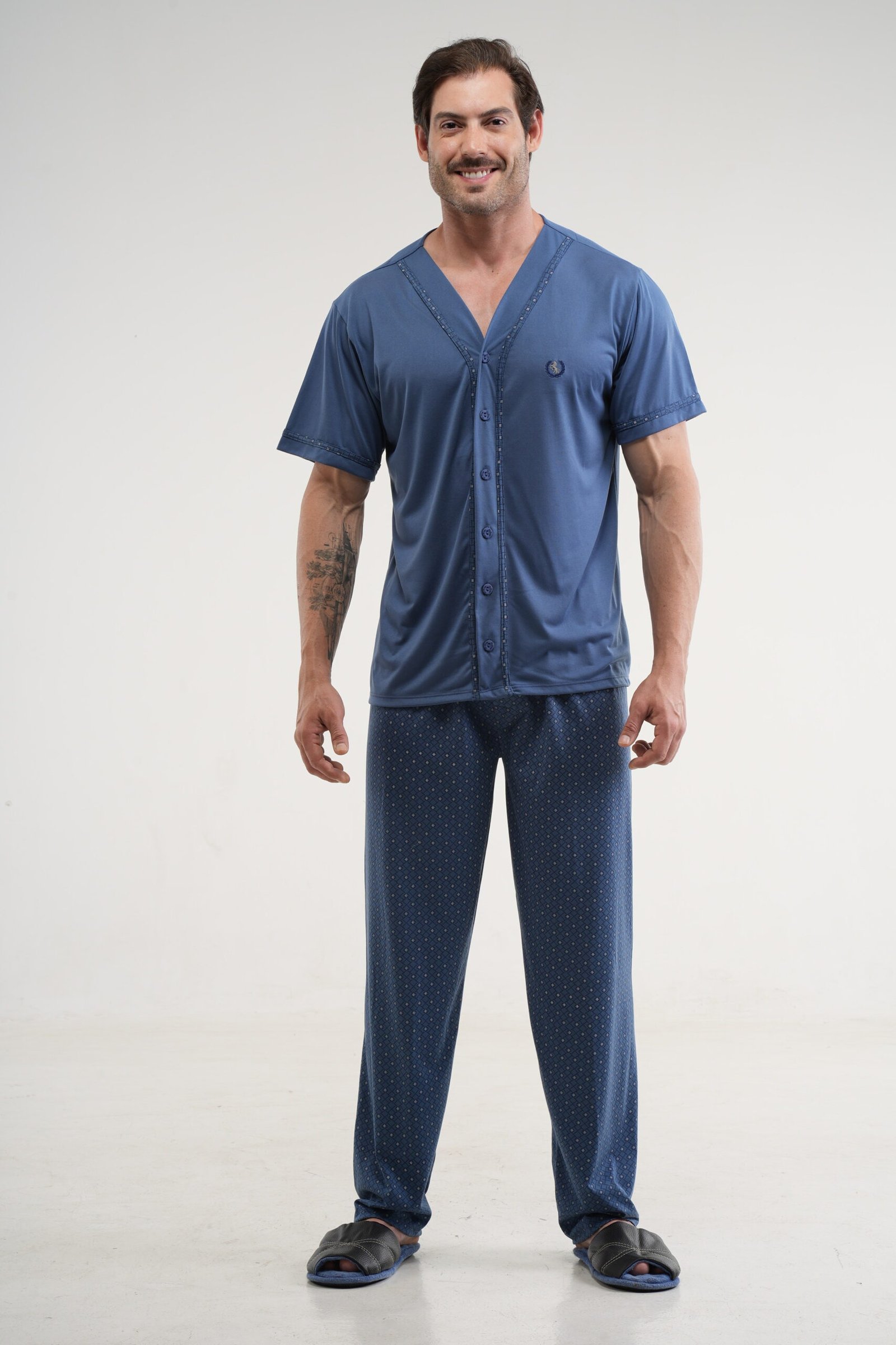 Pijama Masculino Malha PV