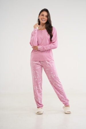 Pijama Longo Malha Pv