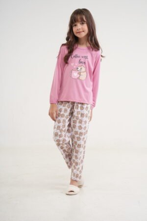 Pijama Longo Infantil Malha PV