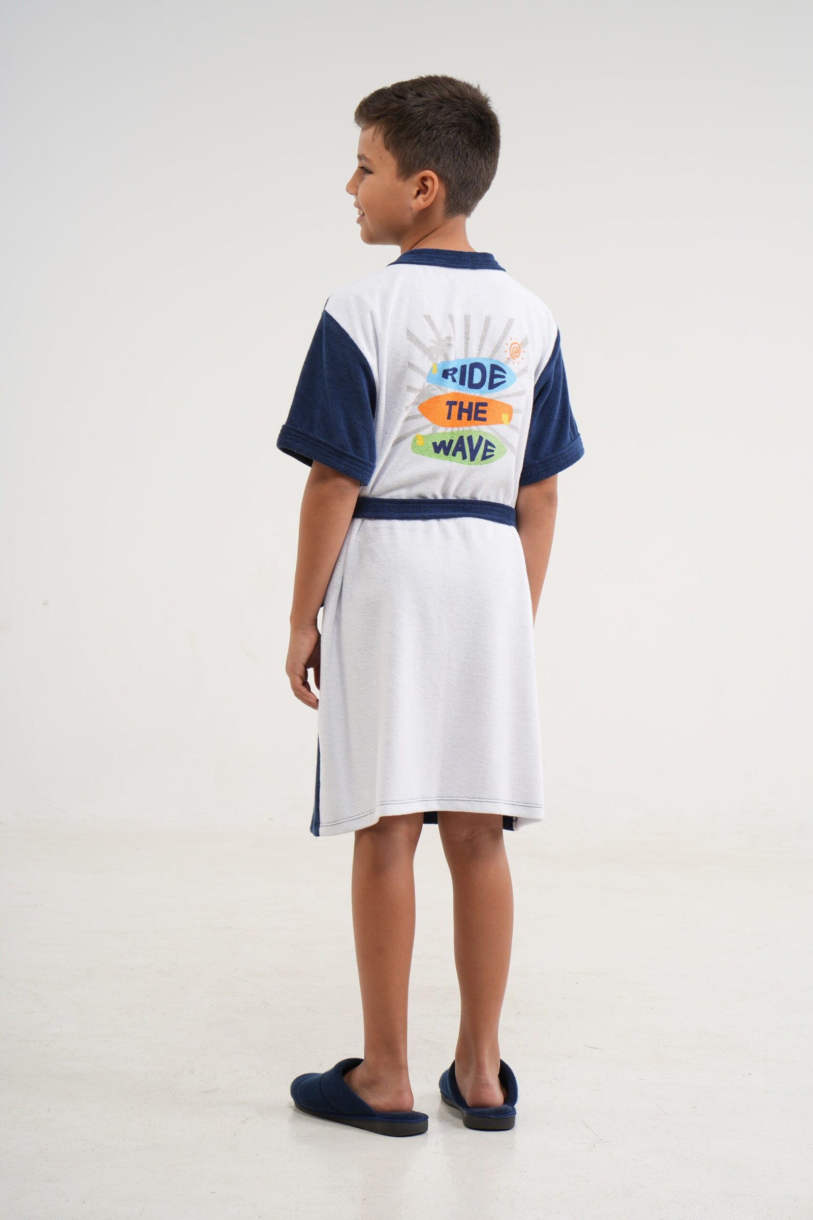 Roupão Infantil Masculino Atoalhado - Imagem 2